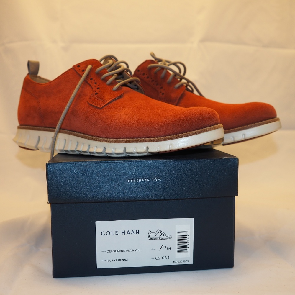 Cole Haan Mens Zerogrand Plain Oxford Lace Up